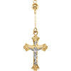 14k Yellow Gold Bead Rosary