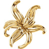Metal Fashion Brooch in 14k Yellow Gold Metal Fashion Brooch in 14k Yellow Gold