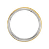 14K White & Yellow Gold 7mm Designer Band Size 8.5 14K White & Yellow Gold 7mm Designer Band Size 8.5