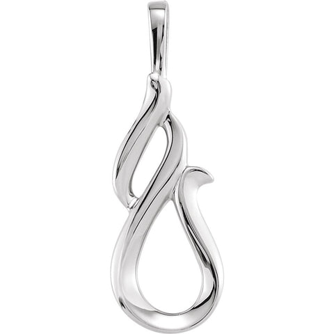 Sterling Silver Freeform Pendant Sterling Silver Freeform Pendant