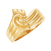 14k Yellow Gold Fashion Ring, Size 6 14k Yellow Gold Fashion Ring, Size 6