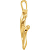 14k Yellow Gold Freeform Pendant Mounting 14k Yellow Gold Freeform Pendant Mounting