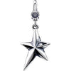 24.00x14.00 mm Star Charm in Sterling Silver 24.00x14.00 mm Star Charm in Sterling Silver