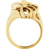 14k Yellow Gold Freeform Ring, Size 7 14k Yellow Gold Freeform Ring, Size 7