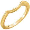 Wedding Band for Matching Engagement Ring with 06.50 mm Center Stone in 14k Yellow Gold ( Size 6 )
