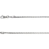 1.75 mm Solid Diamond-Cut Wheat Chain in Sterling Silver ( 24-Inch )