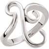 Fashion Ring in 14K White Gold (Size 6) Fashion Ring in 14K White Gold (Size 6)