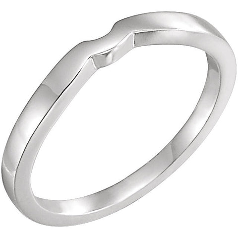 14k White Gold #1 Band for Tulipset® Ring, Size 6 14k White Gold #1 Band for Tulipset® Ring, Size 6