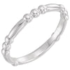 14K White Gold Stackable Ring (Size 6) 14K White Gold Stackable Ring (Size 6)