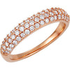 Diamond Anniversary Band in 14K Rose Gold (Size 6) Diamond Anniversary Band in 14K Rose Gold (Size 6)