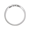 14k White Gold #3 Band for Tulipset® Ring, Size 6 14k White Gold #3 Band for Tulipset® Ring, Size 6