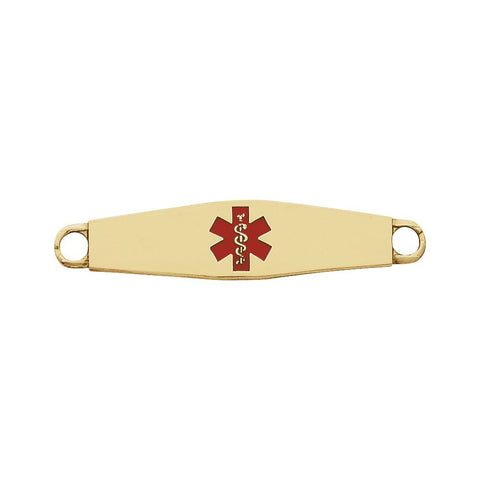 14k Yellow Gold Engravable Medical I.D. Plate 14k Yellow Gold Engravable Medical I.D. Plate