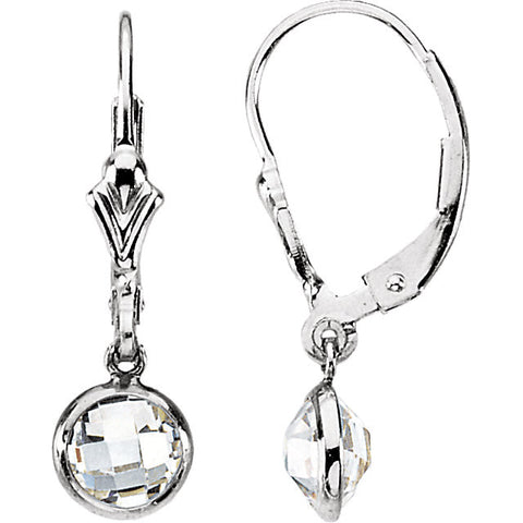 Sterling Silver Cubic Zirconia Earrings Sterling Silver Cubic Zirconia Earrings