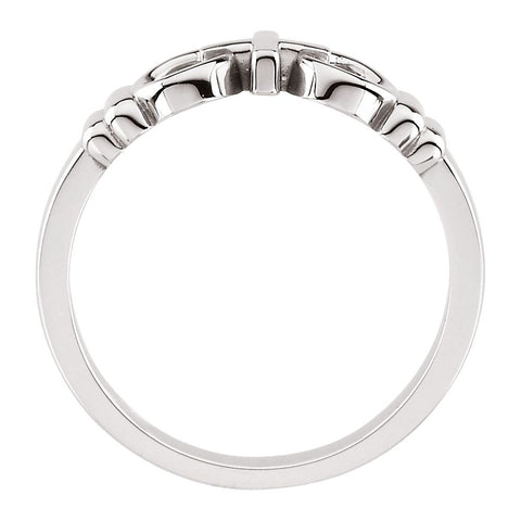 14k White Gold Joined By Christ™ Ring, Size 6 14k White Gold Joined By Christ™ Ring, Size 6