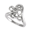 Metal Fashion Ring in 14k White Gold ( Size 6 ) Metal Fashion Ring in 14k White Gold ( Size 6 )