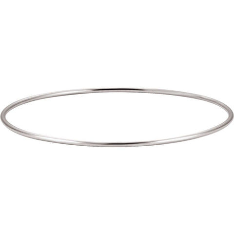 Sterling Silver 1.5mm Bangle Bracelet Sterling Silver 1.5mm Bangle Bracelet
