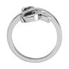14k White Gold Freeform Ring, Size 7 14k White Gold Freeform Ring, Size 7