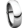 Sterling Silver 6mm Comfort Fit Band, Size 5
