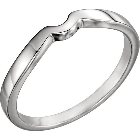 14k White Gold #2 Band for Tulipset® Ring, Size 6 14k White Gold #2 Band for Tulipset® Ring, Size 6
