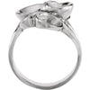 14k White Gold Freeform Ring, Size 6 14k White Gold Freeform Ring, Size 6