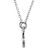 14k White Gold Tiny Posh Circle 16-18" Necklace 14k White Gold Tiny Posh Circle 16-18" Necklace