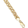 14k Yellow Gold 7mm Solid Charm 7" Bracelet 14k Yellow Gold 7mm Solid Charm 7" Bracelet
