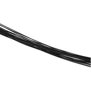 Black Coated Stainless Steel 25-Strand 17" Chain Black Coated Stainless Steel 25-Strand 17" Chain