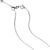Sterling Silver 1mm Adjustable Snake 22" Chain Sterling Silver 1mm Adjustable Snake 22" Chain