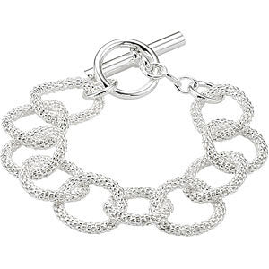 Sterling Silver Mesh Link 8" Bracelet Sterling Silver Mesh Link 8" Bracelet