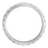 14k White Gold 6mm Comfort-Fit Duo Grooved Band Size 10 14k White Gold 6mm Comfort-Fit Duo Grooved Band Size 10