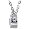 Sterling Silver Rhodolite Garnet Bezel 18" Necklace