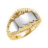 Ring Metal Fashion Remount in 14K Yellow Gold ( Size 6 ) Ring Metal Fashion Remount in 14K Yellow Gold ( Size 6 )