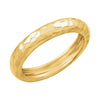 14k Yellow Gold Hammered Ring, Size 7 14k Yellow Gold Hammered Ring, Size 7