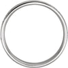 14k White Gold 6mm Flat Comfort Fit Milgrain Hammer Finish Band Size 9 14k White Gold 6mm Flat Comfort Fit Milgrain Hammer Finish Band Size 9