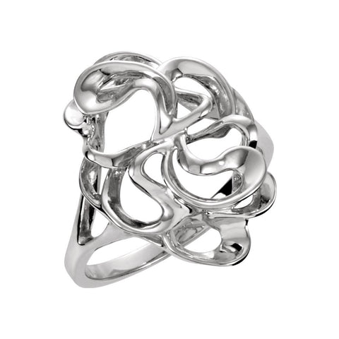 14k White Gold Ring, Size 6 14k White Gold Ring, Size 6