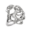 Metal Fashion Ring in 14k White Gold ( Size 6 ) Metal Fashion Ring in 14k White Gold ( Size 6 )