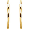 14k Yellow Gold 12mm Endless Hoop Earrings 14k Yellow Gold 12mm Endless Hoop Earrings