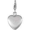 Sterling Silver Heart Locket Charm Sterling Silver Heart Locket Charm