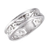Scroll Design Fashion Ring with Matte-Finish in Sterling Silver ( Size 6 ) Scroll Design Fashion Ring with Matte-Finish in Sterling Silver ( Size 6 )