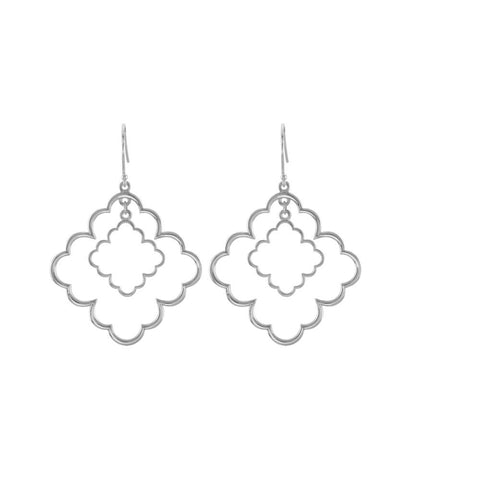 Sterling Silver Decorative Earrings Sterling Silver Decorative Earrings