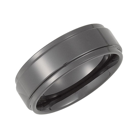Ceramic Couture™ 8mm Ridged Band Size 11 Ceramic Couture™ 8mm Ridged Band Size 11