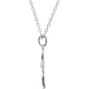 Sterling Silver Blue Boy Dedication 14" Necklace Sterling Silver Blue Boy Dedication 14" Necklace