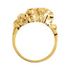 14k Yellow Gold Nugget Ring, Size 6 14k Yellow Gold Nugget Ring, Size 6