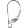 Lever Back With Open Ring in 14K White Gold Lever Back With Open Ring in 14K White Gold