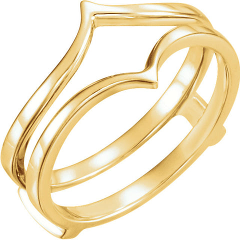 14k Yellow Gold Ring Guard, Size 6 14k Yellow Gold Ring Guard, Size 6