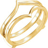Ring Guard for Bridal Engagement Ring in 14K Yellow Gold ( Size 6 ) Ring Guard for Bridal Engagement Ring in 14K Yellow Gold ( Size 6 )