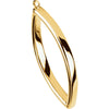 14k Yellow Gold Marquise Shaped Dangle 14k Yellow Gold Marquise Shaped Dangle