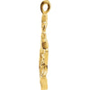 14k Yellow Gold 50x32mm Nugget Pendant 14k Yellow Gold 50x32mm Nugget Pendant