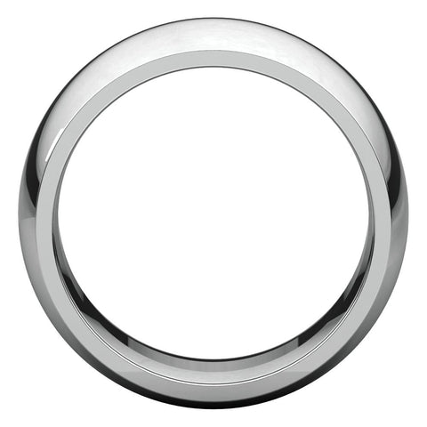 Sterling Silver 10mm Comfort Fit Band, Size 5.5