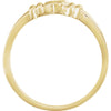 10k Yellow Gold Holy Spirit Chastity Ring, Size 7 10k Yellow Gold Holy Spirit Chastity Ring, Size 7